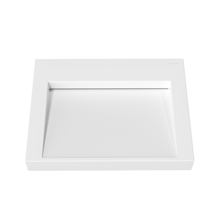 Lavoar Veloria Solid Surface, Coco White, cu sifon liniar, 60 cm