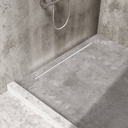 Drenaj liniar de podea Balneo Slim & Low ProLine Inox 90 cm, cromat