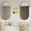 Raft de nișă Balneo Wall Box No rim Gold 30 x 30 x 10 cm aurie din oțel inoxidabil fără guler