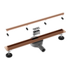 Canal de scurgere liniar de podea Balneo Slim & Low ProLine Copper 60 cm, din cupru
