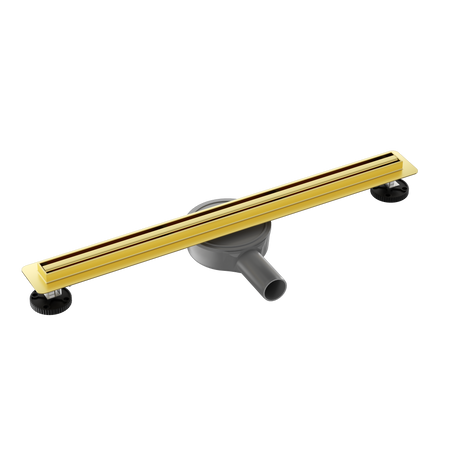 Rigolă liniară de pardoseală Balneo Slim & Low ProLine Gold 90 cm auriu