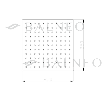 Rainshower Balneo Cascade model 2 Inox