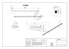 Profil de pantă Balneo inox de pardoseală dreapta 120 cm
