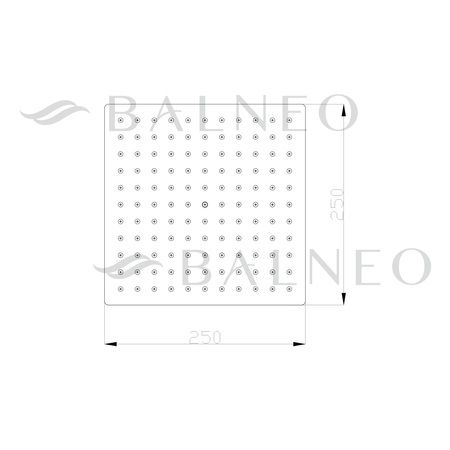 Balneo Cascade model 2 Gold Rainshower