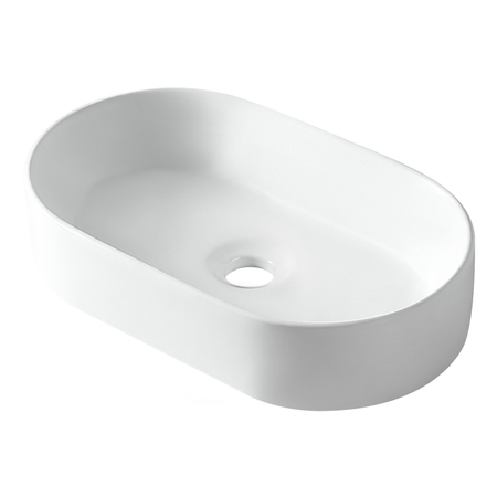 Lavoar pe blat Balneo Nessa 51 x 31 cm alb din ceramică