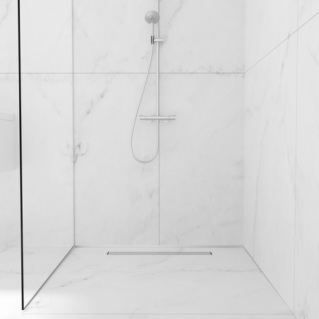 Profil de pantă Balneo inox de perete dreapta 170 cm