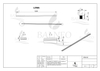 Profil de pantă Balneo cupru de pardoseală stânga 120 cm