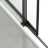 Ușă de duș glisantă Balneo Porta – Negru 110 cm