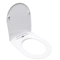 Capac cu închidere lentă pentru vas WC Balneo LUNA, LUXA alb