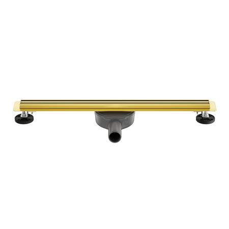 Sifon liniar de podea Balneo Slim & Low ProLine Mirror Gold 80 cm, auriu oglindă