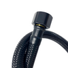 Furtun de conectare Balneo PEX negru împletit 1/2" x 3/8" 60 cm