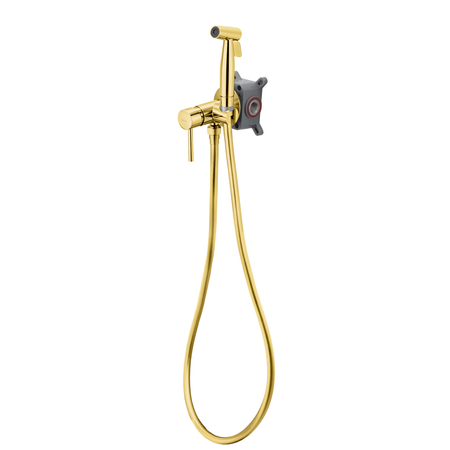 Baterie pentru bideu Balneo Cascade model 2 shiny gold