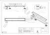 Rigolă de pardoseală Balneo Side Drain 80 cm bilaterală cu panel din oțel inoxidabil periat cu sifon lateral
