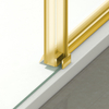 Ușă de duș glisantă Balneo Porta – Auriu 120 cm