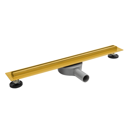 Rigolă liniară de pardoseală Balneo Slim & Low ProLine Gold 90 cm auriu
