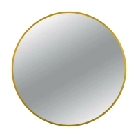 Oglindă rotundă Balneo Corina aurie 60 cm