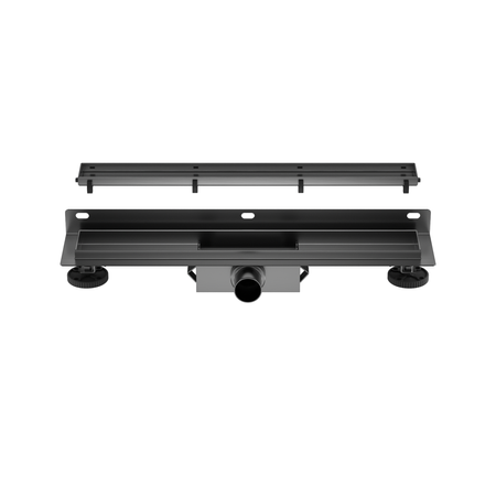 Sifon de perete pentru duș Wall and Floor NEXT - 90 cm Gun Metal