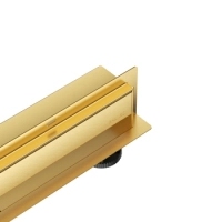 Sifon liniar de perete Balneo W-Drain NEXT 2 în 1 100 cm auriu cu două fețe