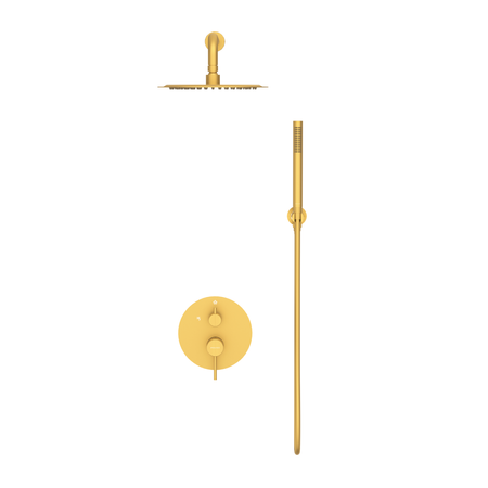 Balneo Cascade mixer de duș set de 2 aur