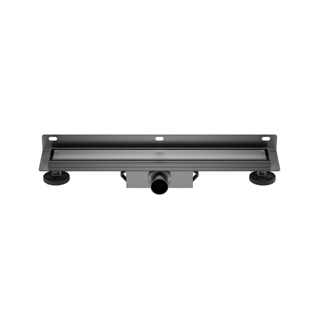 Sifon de perete pentru duș Wall and Floor NEXT - 90 cm Gun Metal
