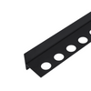 Profil de pantă Balneo negru de pardoseală dreapta 120 cm