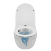 Set WC încastrat Balneo cadru Fix-Frame Narrow cu vas WC alb Luna Tornado