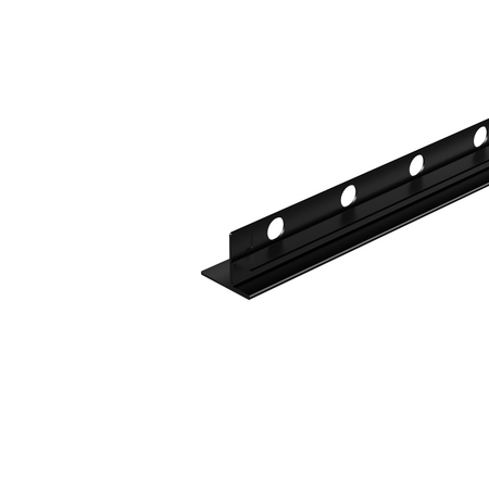 Profil de pantă Balneo negru pentru sticlă stânga 170 cm