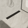 Sifon de perete pentru duș Wall and Floor NEXT - 100 cm Black