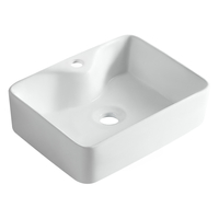 Lavoar pe blat Balneo Savia 49 x 38 cm alb din ceramică