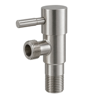 Robinet unghiular cu cap ceramic model 1 Inox 1/2 x 1/2