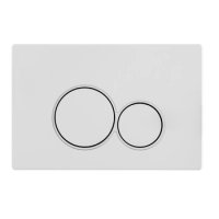Buton de spălare WC Balneo Exo Alb