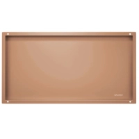 Raft de nișă Balneo Wall Box No rim Copper 60 x 30 x 10 cm din cupru din oțel inoxidabil fără guler