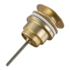 Dop de chiuvetă din alamă Balneo Klik Klak D, auriu, universal – Brushed Gold