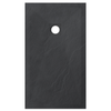 Cădiță de duș compozit Balneo Stone Tray 140 x 90 x 2,5 cm gri închis joasă dreptunghiulară