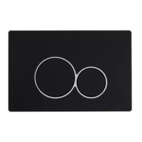 Buton de spălare WC Balneo Exo Negru