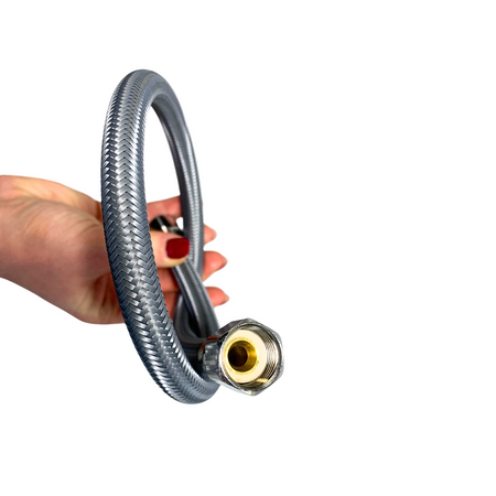 Furtun de conectare Balneo PEX împletit gri 3/8" x 3/8" 40 cm