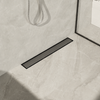 Sifon de perete pentru duș Wall and Floor NEXT - 60 cm Gun Metal