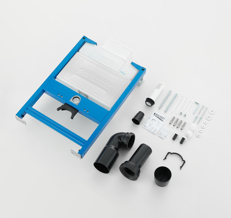Cadru îngropat WC Balneo Fix-Frame Low, jos