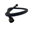 Balneo PEX conexiune furtun negru împletit 3/8" x 3/8" 60 cm