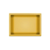 Raft încastrat Balneo WALL-BOX ONE Gold 30x20x10 cm auriu din oțel inoxidabil cu ramă