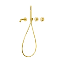 Baterie pentru cadă Balneo Cascade model 3 shiny gold