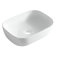 Lavoar pe blat Balneo Viona 47 x 33 cm alb din ceramică