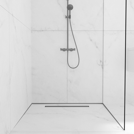 Profil de pantă Balneo Gun Metal pardoseală stânga 170 cm