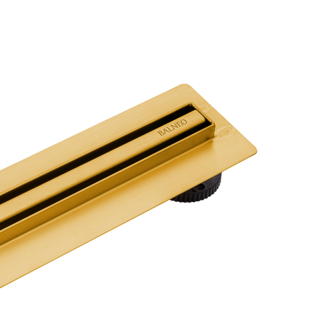 Rigolă liniară de pardoseală Balneo Slim & Low ProLine Gold 100 cm auriu