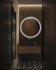 Oglindă rotundă iluminată Balneo Moon 60 cm