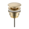 Dop de chiuvetă din alamă Balneo Klik Klak D, auriu, universal – Brushed Gold