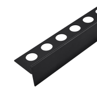 Profil de pantă Balneo negru de pardoseală dreapta 120 cm
