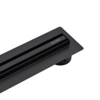 Rigolă liniară de pardoseală Balneo Slim & Low ProLine Black 100 cm negru