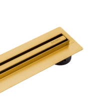 Rigolă liniară de pardoseală Balneo Slim & Low ProLine Gold 100 cm auriu