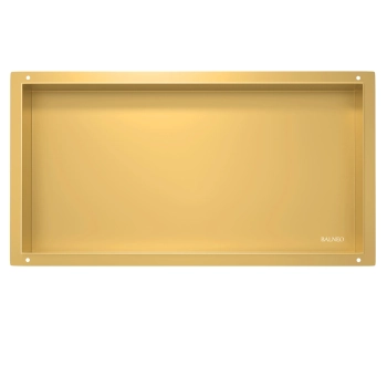 Raft de nișă Balneo Wall Box No rim Gold 60 x 30 x 10 cm aurie din oțel inoxidabil fără guler